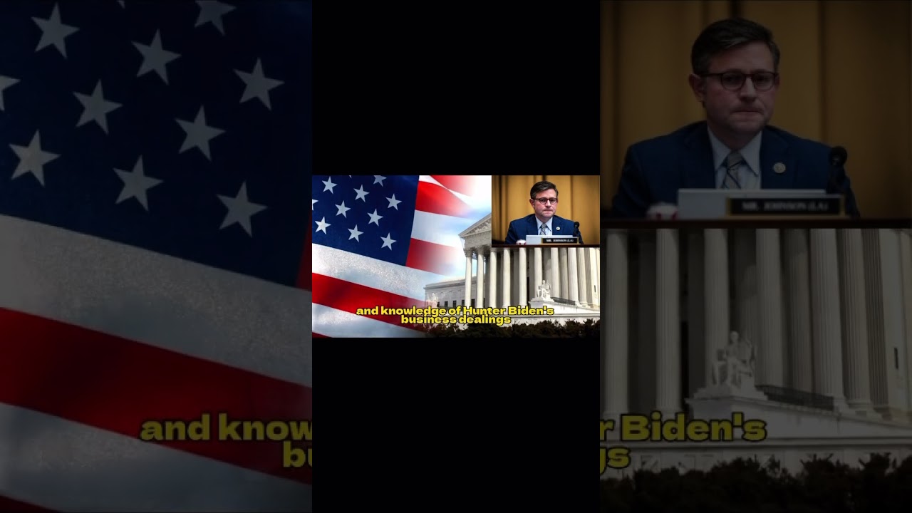 Mike Johnson points to a Biden impeachment as probe continues