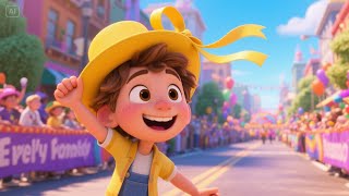 Rainbow Hat Parade | Colorful Baby Song 2025 with Bright Hats, Parades & Fun Rainbow Adventures