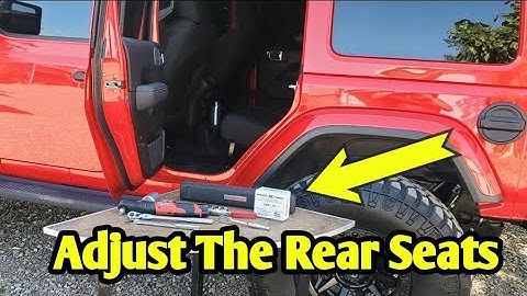 How to recline passenger seat in jeep wrangler