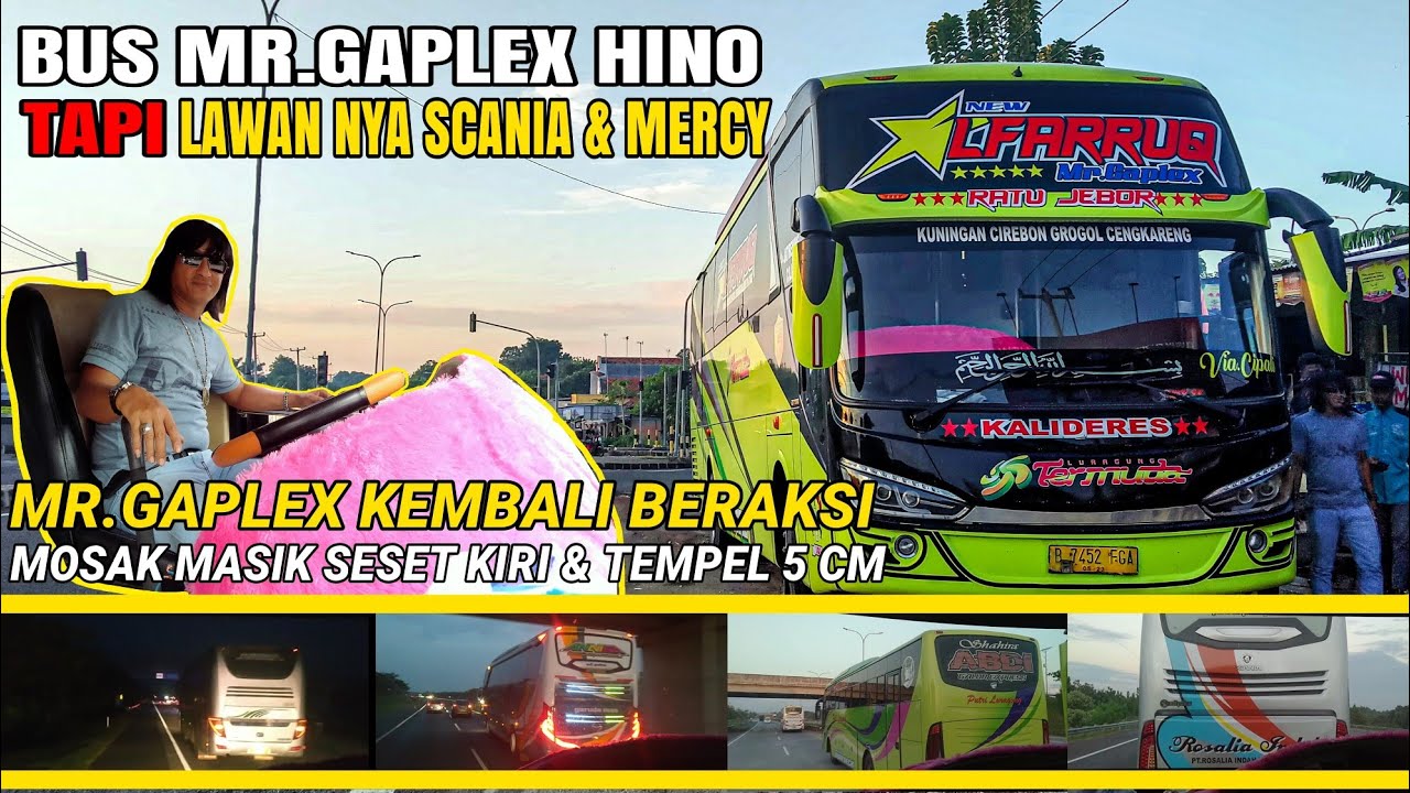 MR.GAPLEX BERAKSI LAGI DI TOL!!! ALFARRUQ LEWAT SEMUA MINGGIR.. Trip Luragung Termuda Alfarruq