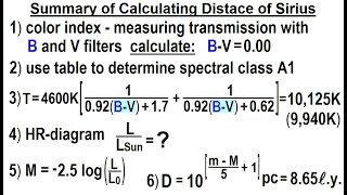 Astronomy: Viewer's Request: Measuring Distance to Stars #7: Summary of Distance to Sirius=?