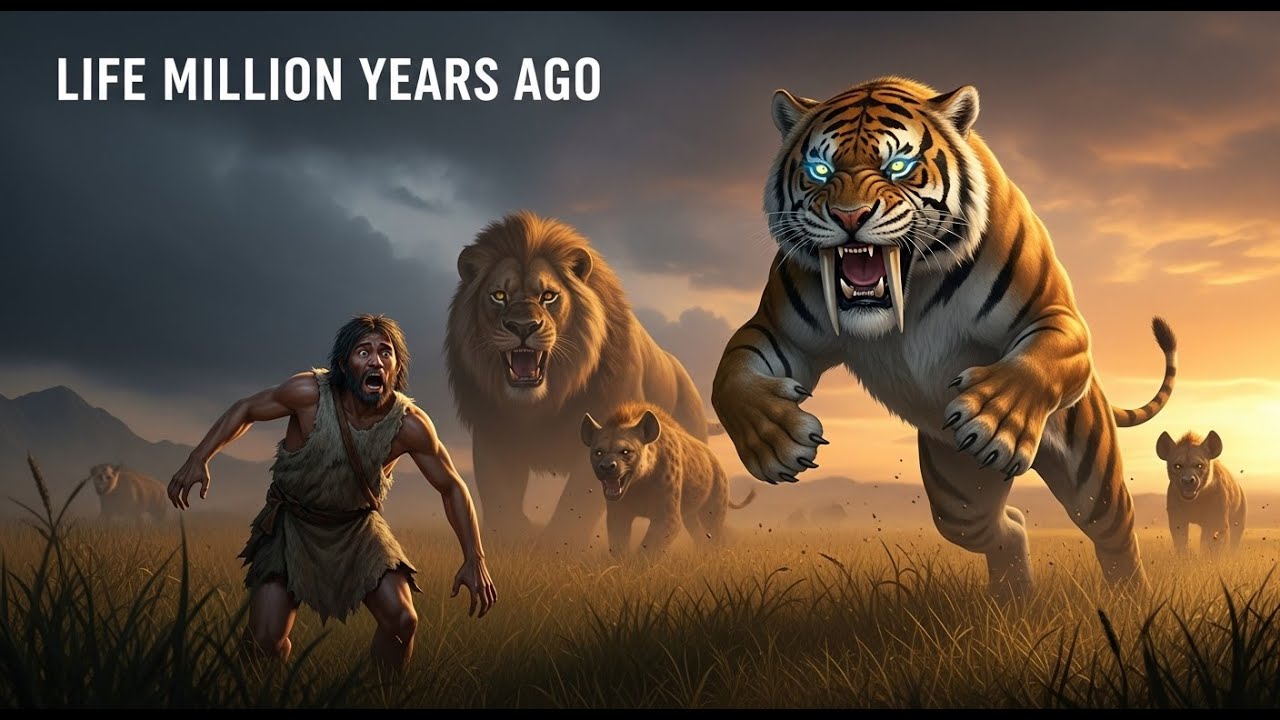 Life million years ago | How the Deadly Predators Early Humans Had to ...