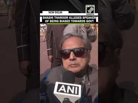 Cong’s Shashi Tharoor accuses Om Birla of being biased; Comments on no confidence motion against him