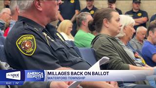 Details Waterford Township board votes to put failed public safety millage proposals back on November ballot News