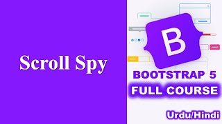 Scroll Spy in Bootstrap | Bootstrap tutorial for Beginners