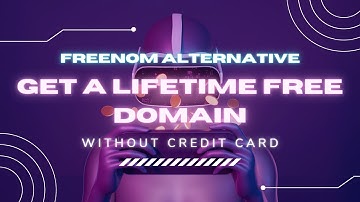 Lifetime Free Domain! | Free EU.ORG Domain | Freenom Alternative | No Credit card Required
