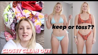 Closet Clean Out Part 1 | Keep Or Toss Swimsuit Edition!