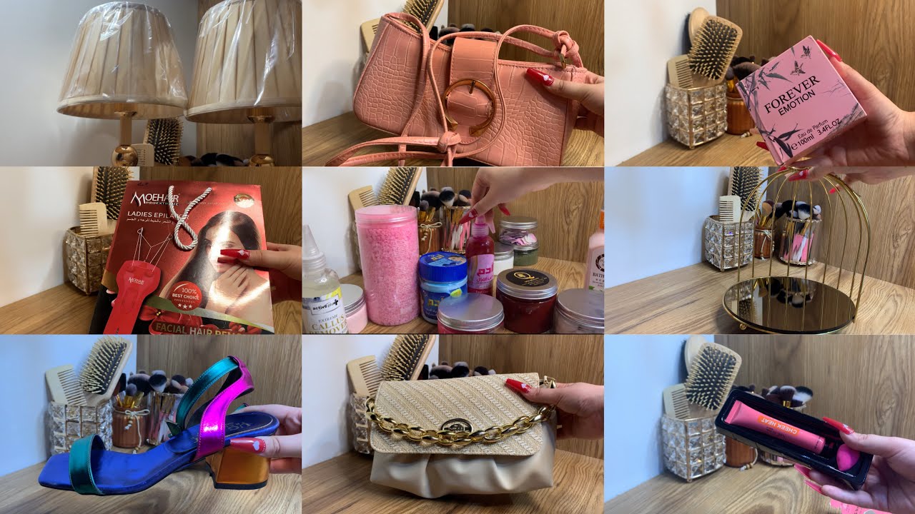 مشترياتي|  جنط  🫶| عنايه  🙊| مكياج 💄|كلشي  وكلاشي 🤓🧡✨