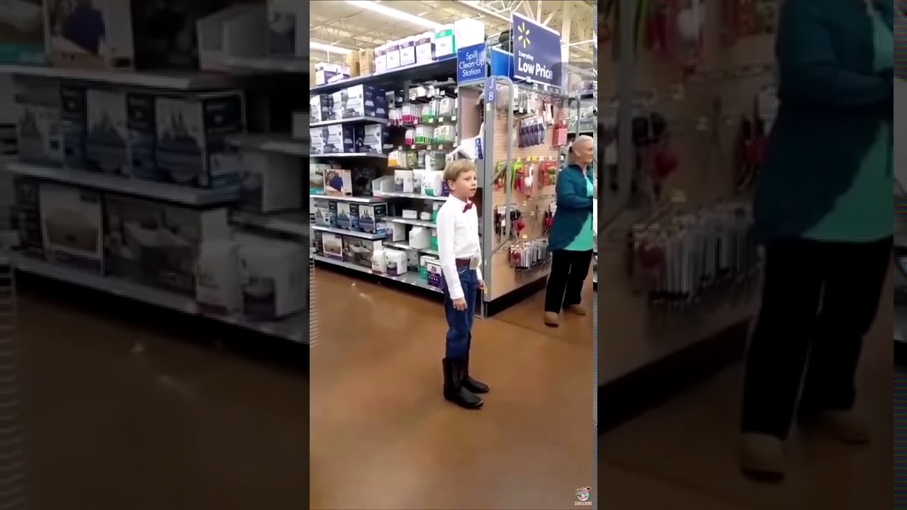 [FULL VIDEO] Walmart Kid Singing - Lovesick Blues By Hank Williams