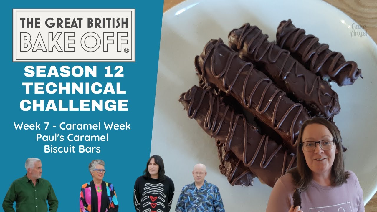 The Great British Bake Off | Season 12 Technical | Wk 7 How to make Caramel Bars Twix | GBBO