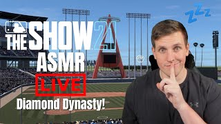 ASMR Gaming Live Super Relaxing MLB Diamond Dynasty Controller Sounds & Relaxing Whisper (PC Update) screenshot 5