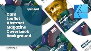 How to creating element templates for brochure, leaflet and other using affinity designer - speedart