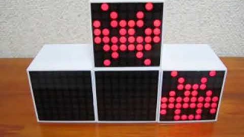 【電子工作】マトリクスLEDキューブ・種明かし