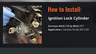 Ford & Mazda Ignition Lock Cylinder