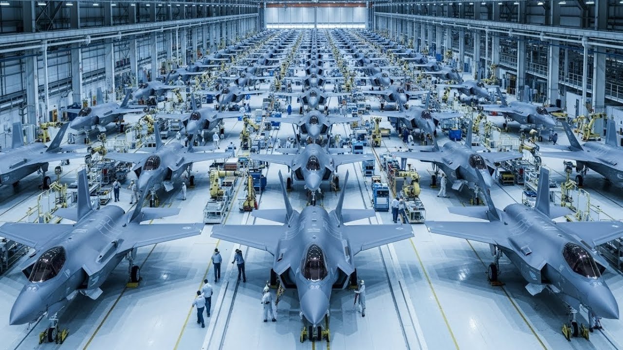 How the F-35 Lightning II Is Built | Factory Tour (FULL PROCESS)