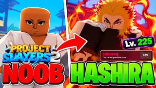 Noob to Max FLAME HASHIRA in Project Slayers 2 | Part 2 screenshot 1