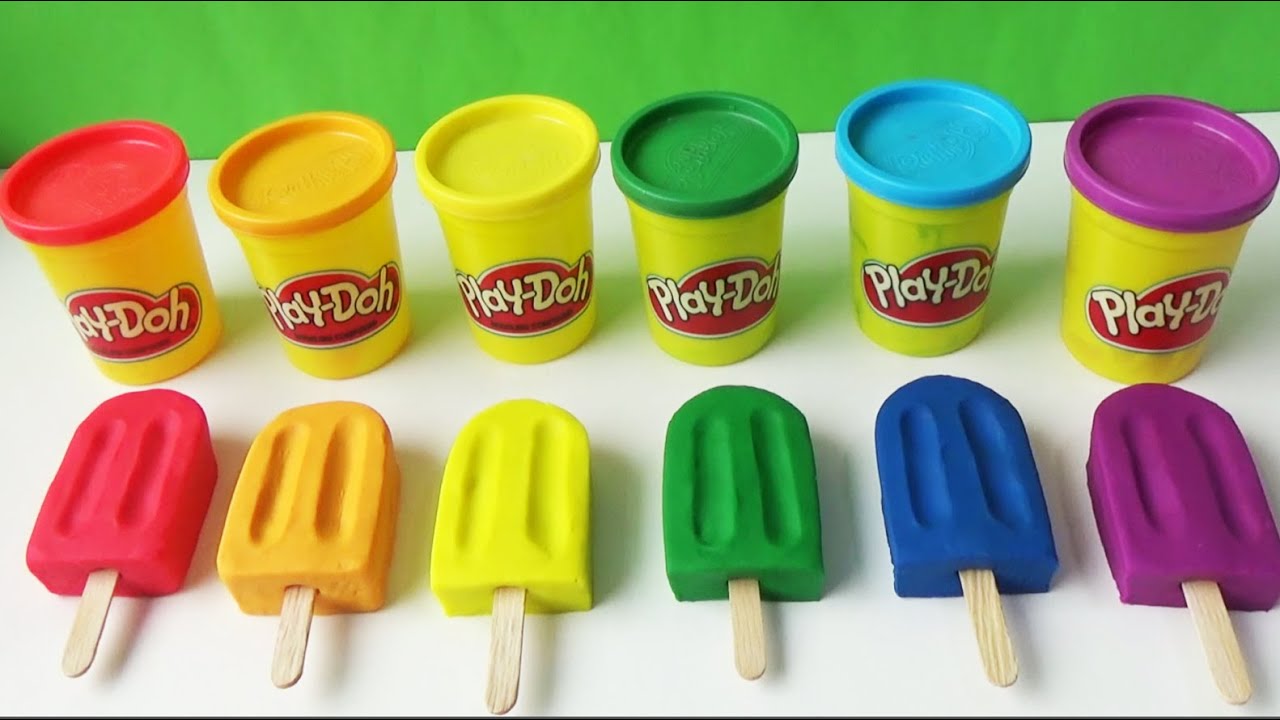 Helados de Play Doh - Aprende los Colores con Plastilina Play Doh | FunKeep  - YouTube
