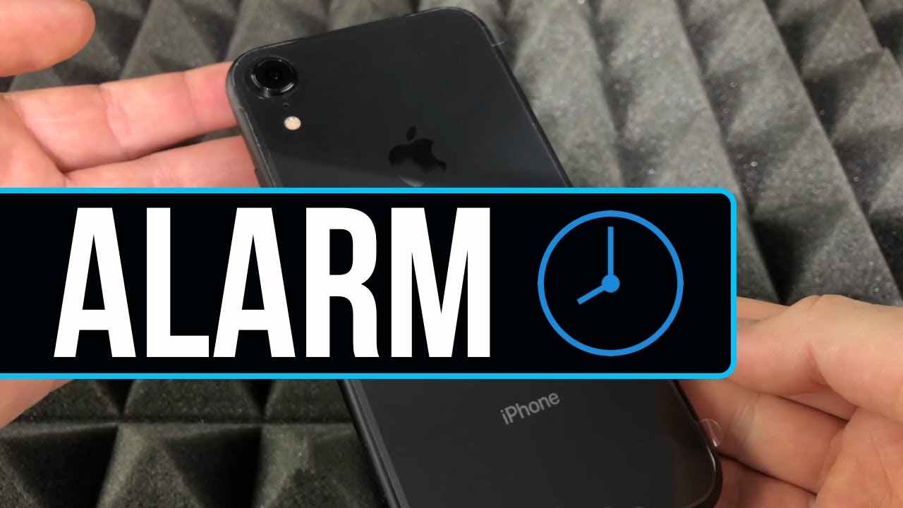 How to Set Alarm on iPhone XR YouTube