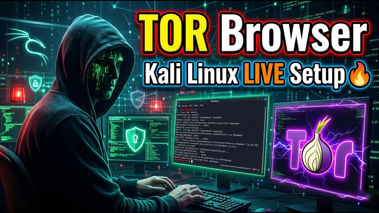 🔥 TOR Browser Setup on Kali Linux (2026) | Live Demo & Privacy Awareness 🔐