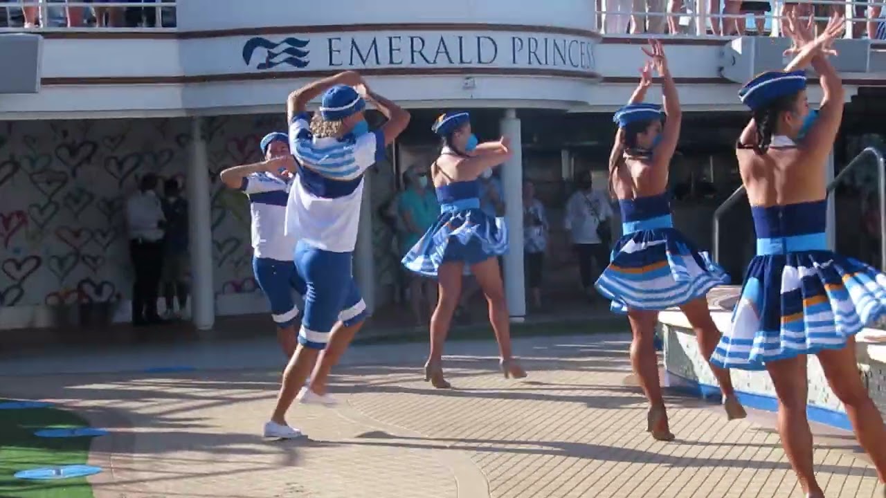 You Have to See This Emerald Princess Sail Away Celebration!
