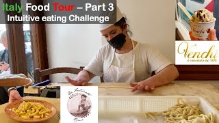 Italy Food Tour Part 3 (Carbonara KING) - Intuitive Eating Challenge