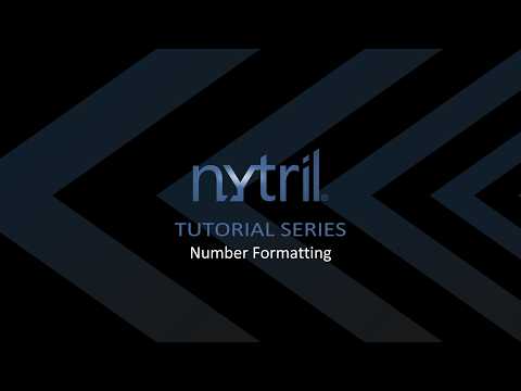 Number Formatting