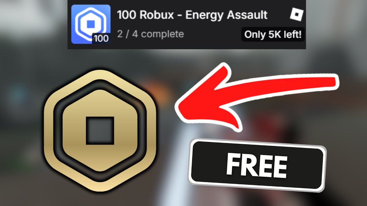 Free 100 ROBUX - Energy Assault FPS (5k stock, medal.tv) - YouTube