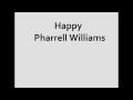 Happy pharrell williams testo pi traduzione in italiano