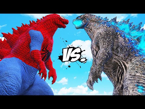 SPIDER GODZILLA VS GODZILLA 2021 - MONSTER BATTLE