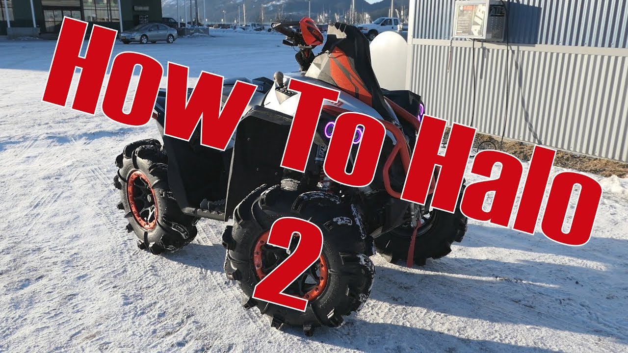 168 How To Install Halos on 2017 Can Am Renegade 1000XMR - Broknex Alaska