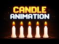 Power Point Animation। Candle Animation 🕯️ 🕯️🕯️🕯️। Power Point Animation। Animation Computer