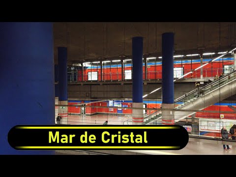 Metro Station Mar de Cristal - Madrid 🇪🇸 - Walkthrough 🚶