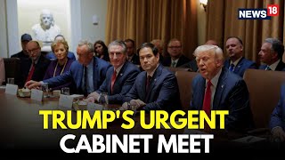 Trump LIVE | Trump Holds Urgent Cabinet Meeting | Trump Latest News | Department Of War | N18G