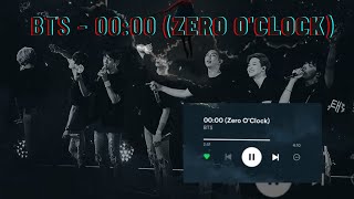 BTS - 00:00 (Zero O'Clock) but it's raining. Can't sleep, listen and sleep peacefully [1-hour loop]