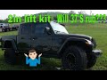 Will 37in tires fit on 2021 jeep gladiator with mopar 2in lift kit?