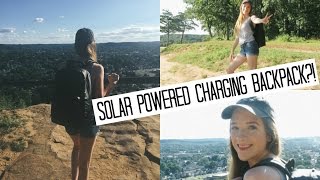 SOLAR BACKPACK THAT CHARGES PHONE?! | ft. BirkSun