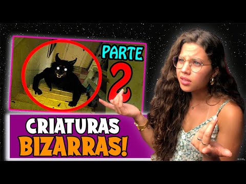 REAGINDO AS 5 CRIATURAS MAIS MISTERIOSAS E BIZARRAS CAPTURADAS EM VÍDEO!  (PARTE 2) - FALA DE TUDO