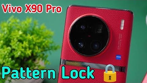 Vivo X90 Pro  Mein Pattern Lock Setting Kaise Karen , How To Set Pattern Lock In Vivo X90 Pro
