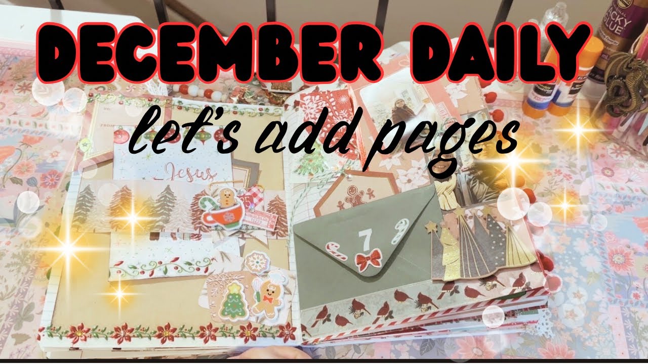 Давайте добавим страницы в декабрьский ежедневник | Добавление картинок и ведение дневника | Твор...