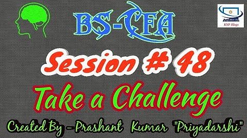 ERA Session 48 - BS CFA - Take A Challenge