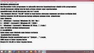 pes 2013 rld.dll hatası kesin cözümü