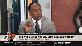 FIRST TAKE | Watson is BALLING away! - Stephen A. & Michael Irvin on Browns 21-18 win vs Panthers