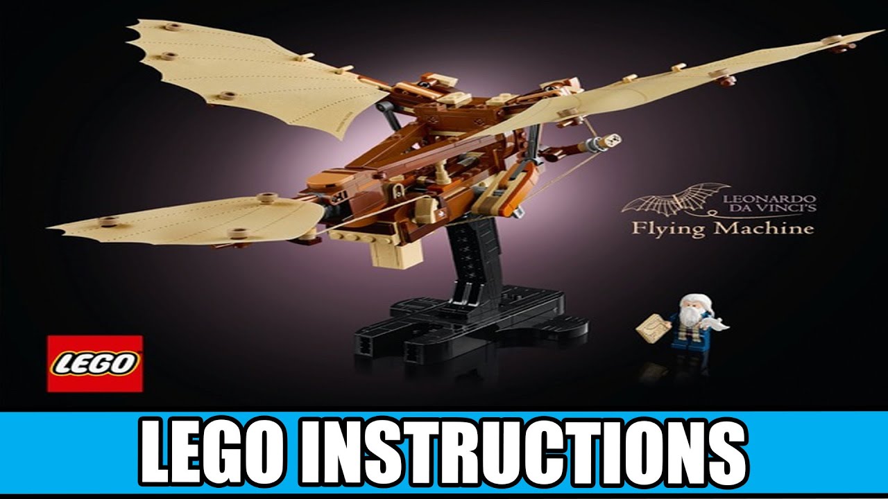 Icons - Leonardo da Vinci's Flying Machine LEGO instructions