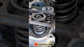 Valve Lock Installation Trick Every Diesel Mechanic Must Know! 🔥 #Shorts