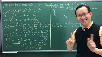 LẤY GỐC TOÁN 9 - CT MỚI - TỨ GIÁC NỘI TIẾP ĐƯỜNG TRÒN - THẦY KENKA