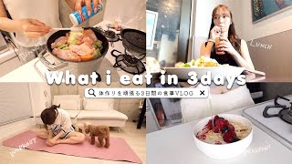 Eng【食事記録】夏に向けて体作りを頑張る私の3日間の食事✊❤️‍🔥 what i eat in 3days to get fit for summer | Food Diaries