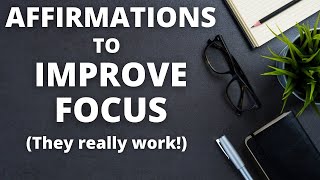Powerful Affirmations for Discipline, Focus, and Productivity | Focus and Concentration Affirmations