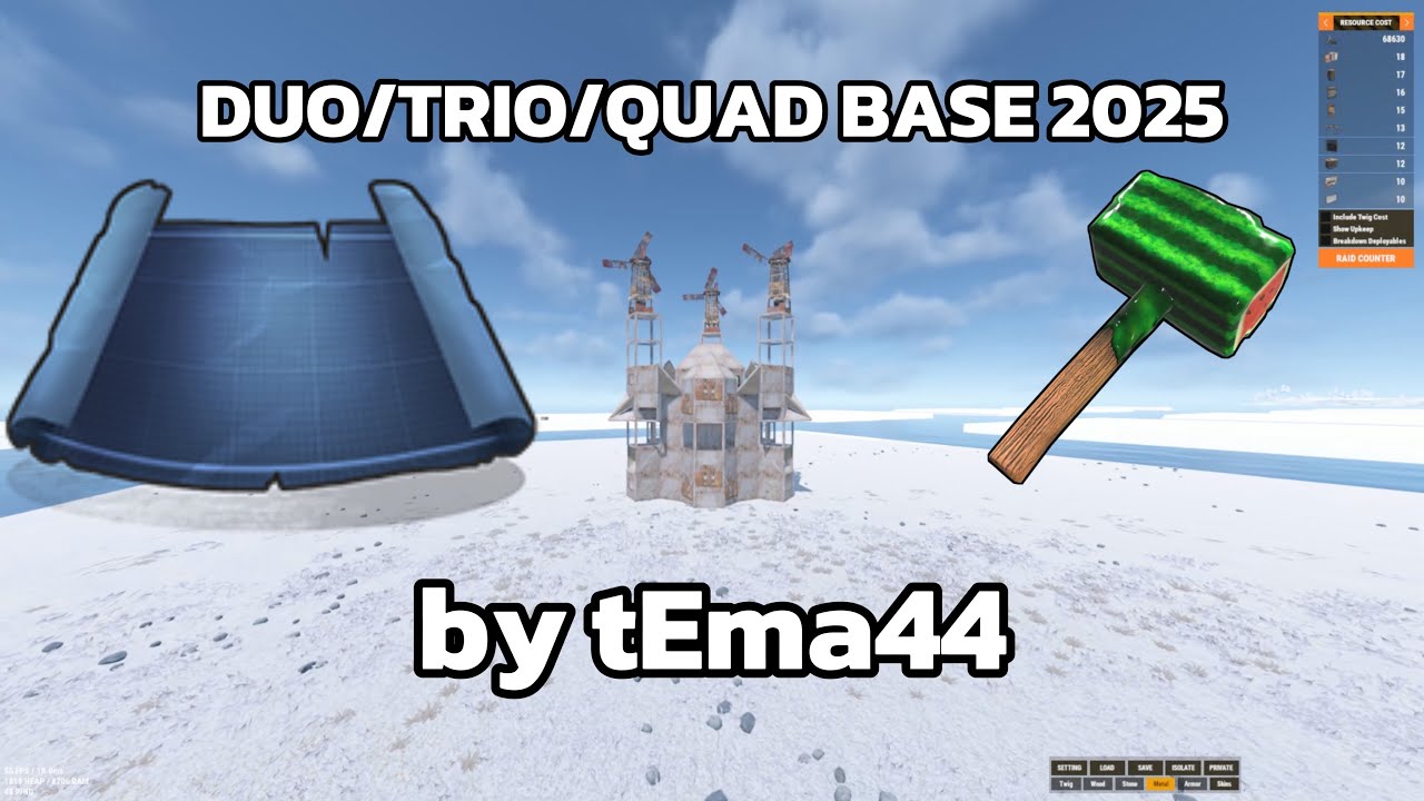 Rust Base SOLO/DUO/TRIO/QUAD 2025 META RUST|РАСТ - YouTube