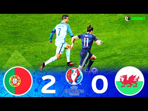 Portugal 2-0 Wales - EURO 2016 Semi-Final - Ronaldo vs Bale - Extended Highlights - FHD