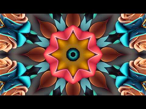 3D kaleidoscope mandala